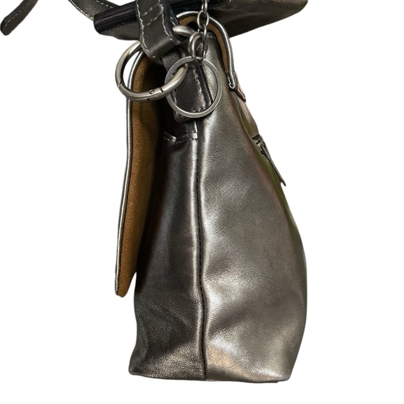 Patricia Nash Mili Leather Medium Flap Crossbody w/ Coin Pouch  0135 - Picture 4 of 10